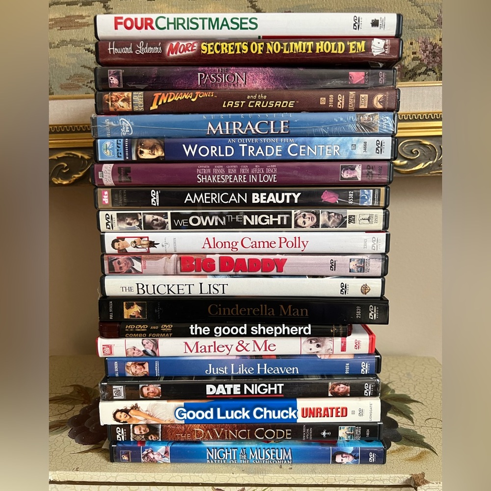 DVDs (various titles)
